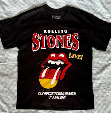 Rolling Stones Tour Poster + T-Shirt Munich 5 Juni 2022 