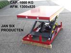 HEFTAFEL ECONOMISCHE VERSIE CAP. 1000 KG BOVENBLAD 1300 X 82, Ophalen, Nieuw