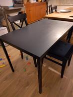 Ikea zwarte eettafel 110 L X 68 B X 75 H, Ophalen, Gebruikt