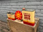 SHELL emaille & olie blik, Ophalen of Verzenden, Gebruikt, Reclamebord
