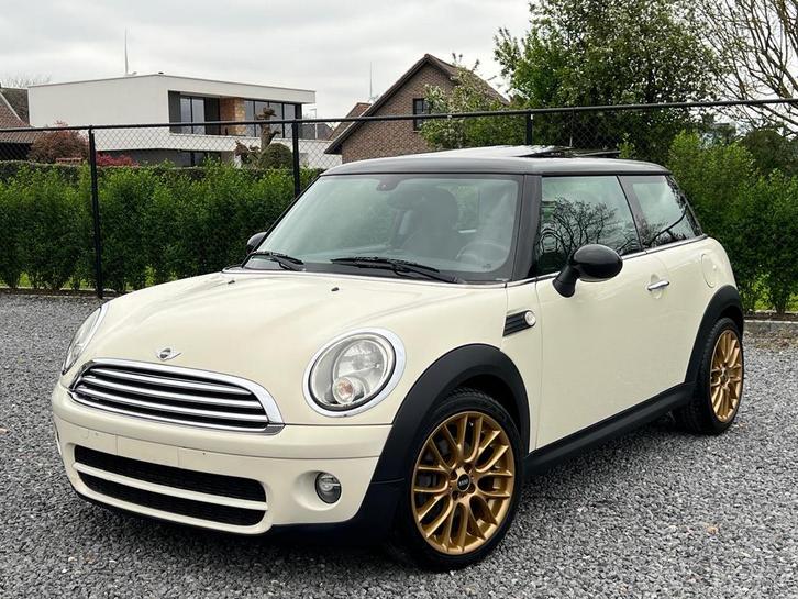 Mini Cooper D 1.6Cc 109Pk 2010 OpenDak Airco, Auto's, Mini, Bedrijf, Cooper, Radio, Diesel, Euro 4, Handgeschakeld, Wit, Ophalen