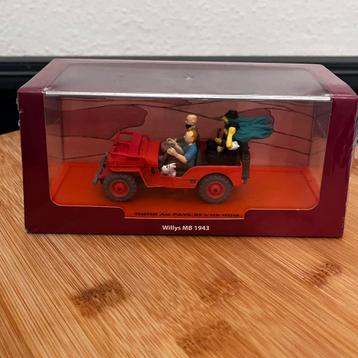 Jeep Willys MB 1943 de Tintin au pays de l’Or noir 1:43 disponible aux enchères