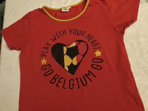 Red flames , rode duivels supporter t-shirt dames XL, Verzamelen, Sportartikelen en Voetbal, Shirt, Ophalen