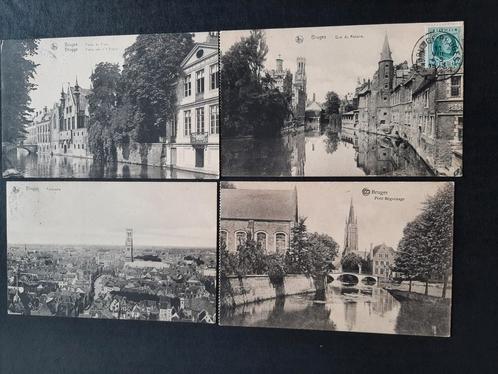 Brugge/Bruges 5 gelopen postkaarten 111/279, Postzegels en Munten, Postzegels | Europa | België, Gestempeld, Verzenden