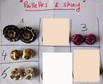 Choix de boucles d'oreille clip Paillettes et Shiny 5  /pièc, Bijoux, Sacs & Beauté, Enlèvement ou Envoi
