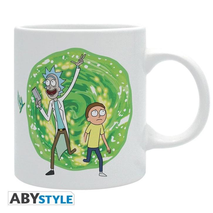 Rick And Morty - Mug - 320 ml - "Portal" (Released 2022), Verzamelen, Poppetjes en Figuurtjes, Nieuw, Verzenden