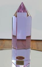 Obélisque en cristal Moser Alexandrite, hexagone, Antiquités & Art, Enlèvement ou Envoi