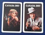 Twee speelkaarten "Canada Dry", Verzamelen, Ophalen of Verzenden, Gebruikt, Speelkaart(en)
