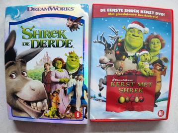 **2 DVD “SHREK”   Dreamworks                       * bieden beschikbaar voor biedingen