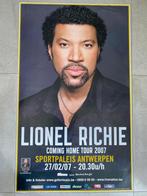 Poster Lionel Richie in Sportpaleis Antwerpen 2007, Ophalen of Verzenden, Zo goed als nieuw
