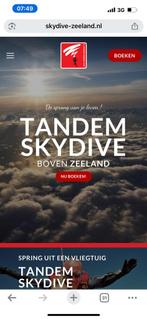 Saut en parachute, Twee personen, Ticket of Toegangskaart
