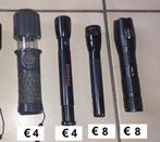 compacte zaklampen €4 of €8 per stuk ZGAN, Batterij, Zo goed als nieuw