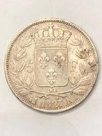 Munt zilver Frankrijk 5 frank Charles X jaartal 1827 K, Ophalen of Verzenden, Frankrijk, Losse munt, Zilver