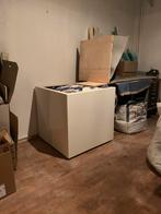 Vierkant wit op wielen 80x80x80, Tuin en Terras, Bloembakken en Plantenbakken, Ophalen, Zo goed als nieuw, Binnen