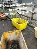 bacs à mortier avec œillets de grue, Enlèvement, Utilisé