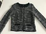 Zwart/wit vestje met rits maat S, in perferfecte staat!, H&M, Zwart, Ophalen of Verzenden, Zo goed als nieuw