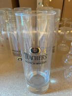 Lot bierglazen - "Scotch Wisky Teachers Highland cream", Gebruikt, Ophalen