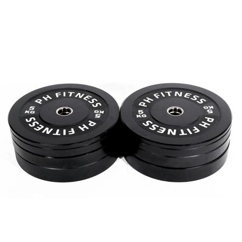 PH Fitness Bumper Plates Voordeelset - Eigen Samenstelling, Sport en Fitness, Fitnessmaterialen, Nieuw, Halterstangen, Ophalen
