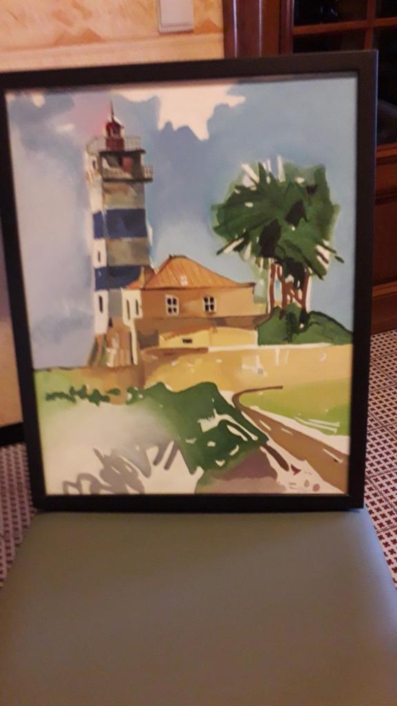 5 schilderij's in olieverf op doek, Antiek en Kunst, Kunst | Schilderijen | Klassiek, Ophalen