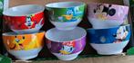 Set van 6 porseleinen kommetjes: 15 jaar Disneyland Parijs, Ophalen of Verzenden, Mickey Mouse, Gebruikt, Servies