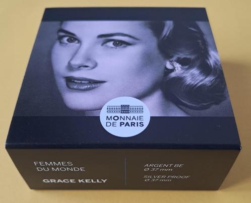 10 Euro Frankrijk Grace Kelly 2022, Postzegels en Munten, Munten | Europa | Euromunten, Setje, Frankrijk, Zilver, Ophalen of Verzenden