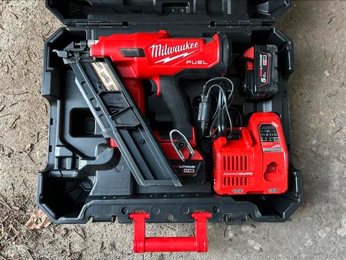 Milwaukee M18 Nagelpistool/Tacker (+toebehoren), Doe-het-zelf en Bouw, Gereedschap | Overige machines, Nieuw, Ophalen