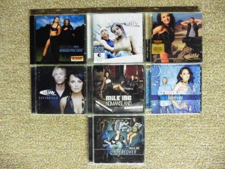 Milk Inc.  cd Collectie (7 cd's + 3 cdsingles) Pakketprijs, Cd's en Dvd's, Cd's | Dance en House, Zo goed als nieuw, Dance Populair