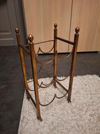 Bronskleurig wijnrek, Huis en Inrichting, Woonaccessoires | Wijnrekken, Ophalen, 5 tot 15 flessen, Zo goed als nieuw, Metaal