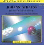 Johann strauss - The Most Beautiful Melodies - DDD, Ophalen of Verzenden