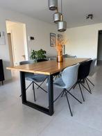 Eiken eettafel, Huis en Inrichting, Ophalen, Zo goed als nieuw