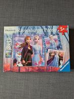 Frozen 2 puzzel 3 in 1 set, Ophalen of Verzenden, 10 tot 50 stukjes, Zo goed als nieuw, 4 tot 6 jaar