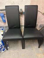 3 chaises (+ 6 housses), Maison & Meubles, Enlèvement, Utilisé, Noir, Trois