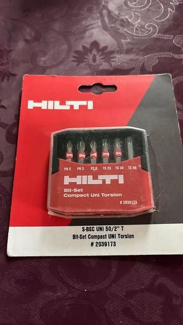 Embouts Hilti beschikbaar voor biedingen