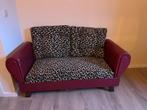 Vintage luipaard sofa, Huis en Inrichting, Ophalen, Gebruikt, Minder dan 75 cm, Vintage