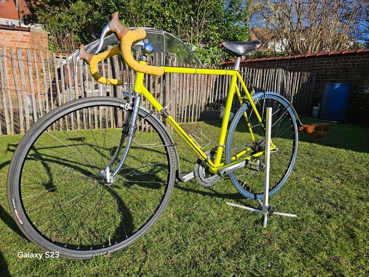 Vintage racefiets, Fietsen en Brommers, Fietsen | Racefietsen, Gebruikt, 15 tot 20 versnellingen, Staal, 53 tot 57 cm, Ophalen