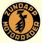 Zundapp Motorrader sticker #8, Motoren, Verzenden