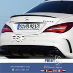 W117 C117 CLA45 AMG LIP ACHTERKLEP SPOILER ZWART Mercedes 45, Auto-onderdelen, Gebruikt, Ophalen of Verzenden, Achter, -