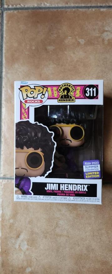 Funko pop rocks jimi hendrix summer convention exclusive fun beschikbaar voor biedingen