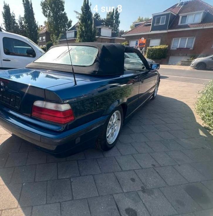 Te koop prachtige BMW 320i Individual om op te frissen, Auto's, BMW, Particulier, Lederen bekleding, LPG, Cabriolet, Zwart, Zwart