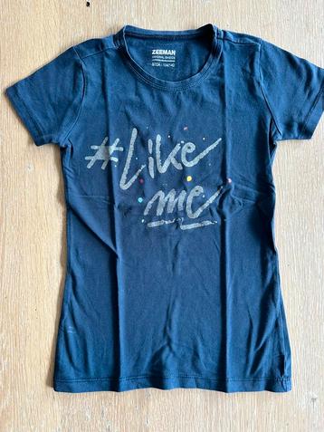 T-shirt Like me - maat 134-140 beschikbaar voor biedingen