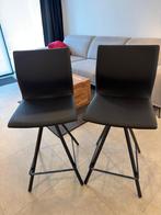 Barkruk - 2 st. - Nieuwstaat (Dubbel gebruik - Verhuis), Avec repose-pieds, Métal, 2 tabourets, Comme neuf