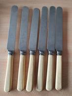 6 couteaux - bakélite - acier inoxydable - Sheffield - Bonne, Antiquités & Art, Enlèvement ou Envoi