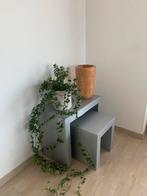 Vintage houten  decoratie vaas, Antiek en Kunst, Ophalen