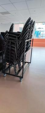 30 Banketstoelen gestoffeerd op kar, Zakelijke goederen, Ophalen, Gebruikt, Meubilair