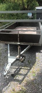 aanhangwagen dubbelassen 2m50 1m30 in goede staat, rec verli, Ophalen, Gebruikt