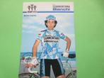 wielerkaart 1985 team bianchi moreno argentin  signe, Sports & Fitness, Comme neuf, Envoi