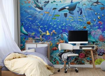 Onderwaterwereld Vissen Behang - Walltastic - Gratis Verzend beschikbaar voor biedingen