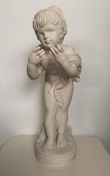 Beeld Engel - Carerra marmer beschikbaar voor biedingen