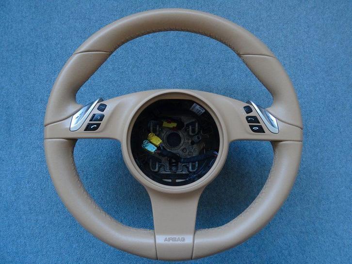 911 991 997 Boxster Cayenne Panamera beige stuur sportstuur, Auto-onderdelen, Besturing, Porsche, Gebruikt, Ophalen of Verzenden