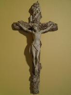 Kruis met Jezus Christus in gips, Verzamelen, Ophalen of Verzenden, Gebruikt, Christendom | Katholiek